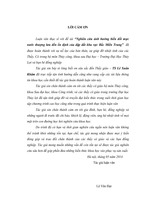 Nghiên cứu ảnh hưởng biến đổi mực nước thượng lưu đến ổn định của đập đất khu vực bắc miền trung