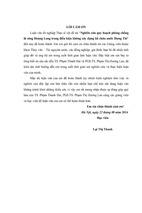 Nghiên cứu quy hoạch phòng chống lũ sông hoàng long trong điều kiện không xây dựng hồ chứa nước hưng thi