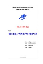 Tìm hiểu windows phone 7