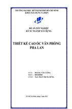 Đồ án tốt nghiệp kỹ sư xây dựng thiết kế cao ốc văn phòng pha lan