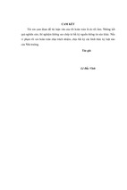 Nghiên cứu cải tạo và nâng cấp hệ thống thoát nước bền vững thành phố đông hà, tỉnh quảng trị 