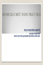 Đánh giá chức năng thất trái