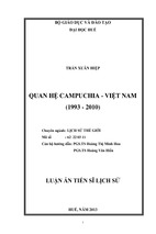 Quan hệ campuchia - việt nam (1993 - 2010)