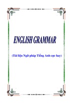 English grammar (tài liệu ngữ pháp tiếng anh cực hay 129 trang)