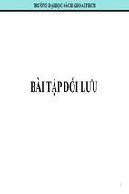 Bài tập đối lưu - đh bách khoa tp.hcm
