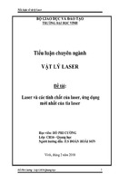 Tailieutonghop.com---tieu luan chuyen nganh vat ly laser laser va cac tinh chat cua laser, ung dung moi nhat cua tia laser