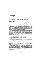 Bất đẳng thức dạng thuần bậc nhất