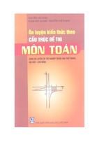 Ôn luyện kiến thức theo cấu trúc đề thi môn toán