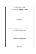 Nghiên cứu tính chất hấp phụ asen trên quặng pyrolusit biến tính