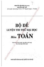 Bộ đề luyện thi thử đại học môn toán 