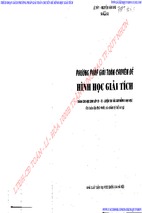 Phương pháp giải toán chuyên đề- hình học giải tích