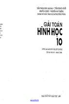 Giải toán hình học 10 - trần thành minh