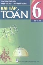 Bài tập toán 6-tập 2 - tôn thân (chủ biên)