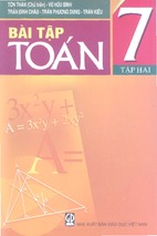 Bài tập toán 7- tập 2- tôn thân (chủ biên)