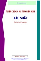 Tuyển chọn 50 bài toán điển hình xác suất