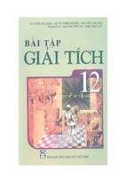 Sách bài tập giải tích 12