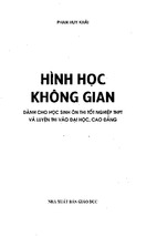 Sách hình học không gian - phan huy khải