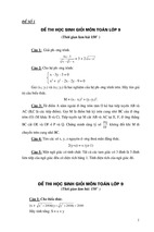 90 đề thi học sinh giỏi toán 9