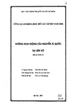 Tổng quan đề tài cấp bộ năm 2006 những hoạt động của nguyễn ái quốc tại liên xô