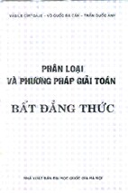 Phân loại và phương pháp giải toán bất đẳng thức