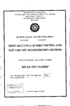 Thiết kế cung cấp điện trung tâm anh ngữ việt mỹ
