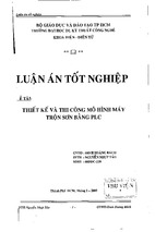 Thiết kế và thi công mô hình máy trộn sơn bằng plc