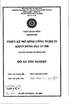 Thiết kế mô hình công nghệ in khăn dùng plc s7-200