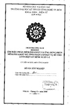 Tìm hiểu chung về phần mềm pssadept và ứng dụng phần mềm để lắp đặt tụ bù cho lưới điện lê minh xuân 1, 2