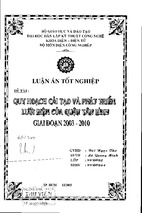 Quy hoạch cải tạo lưới điện quận tân bình giai đoạn 2003-2010