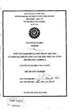 Thiết kế trạm biến áp phú thọ ii 110kv22kv có phần hạ thế để cung cấp cho khu nhà cao tầng trường đua 2x2000kva