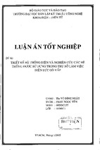 Thiết kế hệ thống điện và nghiên cứu các hệ thống được sử dụng trong trụ sở làm việc điện lực gò vấp