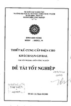 Thiết kế cung cấp điện cho khách sạn givral