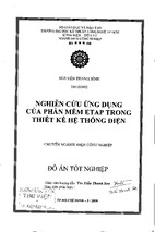 Nghiên cứu ứng dụng của phần mềm etáp trong thiết kế hệ thống điện