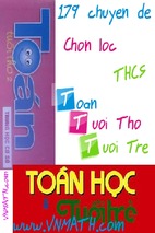179 chuyên đề chọn lọc thcs toán học tuổi trẻ