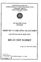 Thiết kế và thi công xe lăn điện