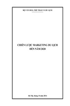 Chiến lược marketing du lịch việt nam đến năm 2020