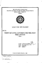 Thiết kế cung cấp điện cho nhà máy nhựa focus