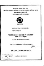 Nghiên cứu  xây dựng qui trình tự động hoá trong sản xuất nệm kymdan