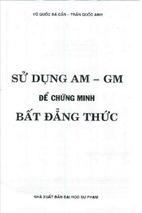 Sử dụng am-gm để chứng minh bất đẳng thức
