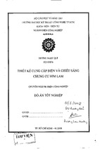 Thiết kế cung cấp điện và chiếu sáng chung cư him lam