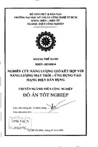 Nghiên cứu năng lượng gió kết hợp với năng lượng mặt trời ứng dụng vào mạng điện dân dụng