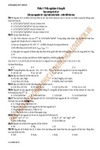 Lý thuyết hóa học ôn thi đại học cực hay và ngắn gọn