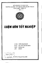 Thiết kế cung cấp điện nhà máy bao bì - nhựa rạng đông
