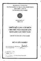 Thiết kế cung cấp điện cho nhà máy bao bì lon kian j100 can việt nam