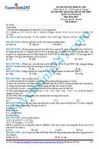 Tuyển tập bộ đề thi thử thpt quốc gia môn hóa học có đáp án