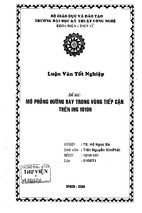 Mô phỏng đường bay trong vùng tiếp cận trên ing 1010r