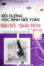 Bồi dưỡng học sinh giỏi toán đại số giải tích 12 -tập 2