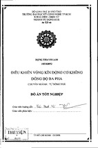 Điều khiển vòng kín động cơ không đồng bộ 3 pha