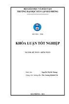 Khóa luận tốt nghiệp hoàn thiện công tác kế toán nguyên vật liệu tại công ty cổ phần công nghiệp tàu thủy tam bạc ﻿