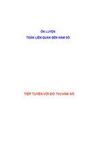 Ôn luyện toán liên quan đến hàm số